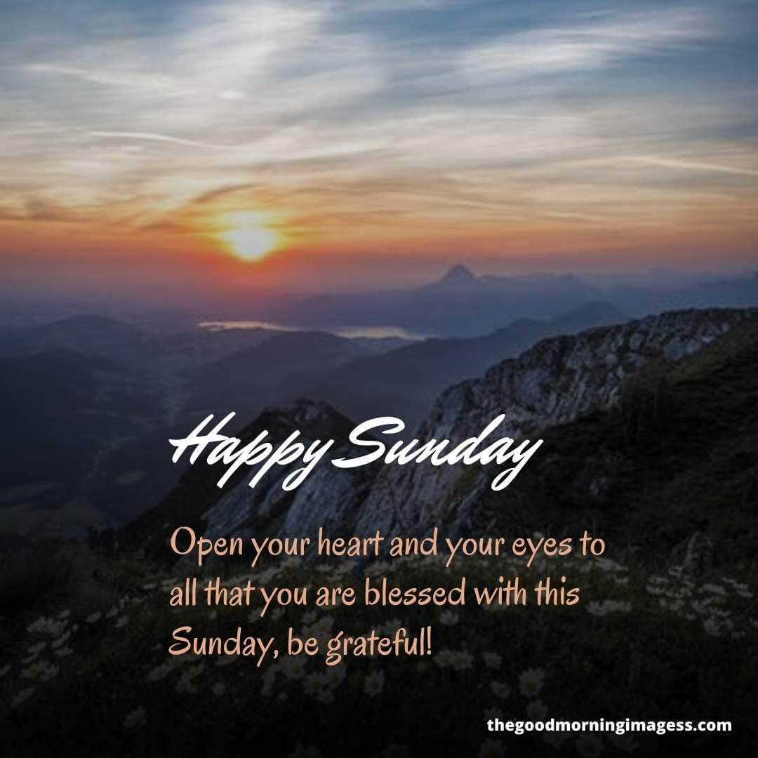 Sunday blessings quotes and wishes with images